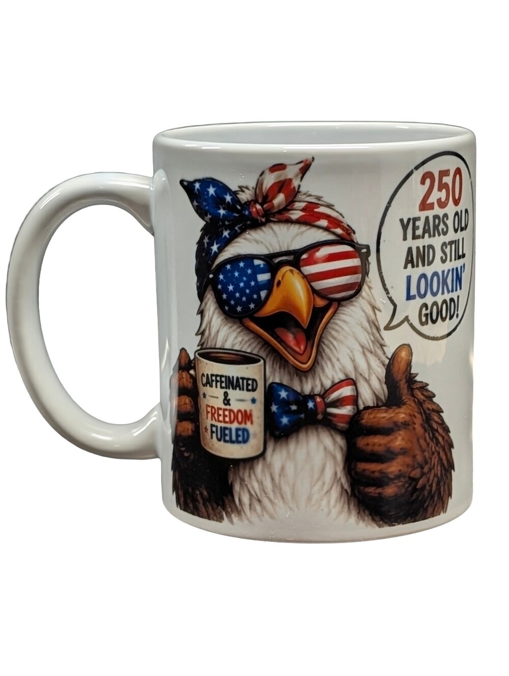 New Patriotic USA 250 Birthday Mug